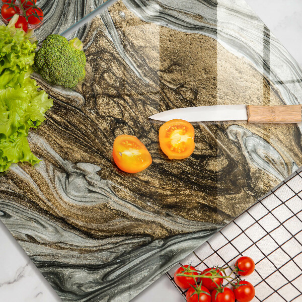 Üveg vágódeszka Gazdag absztrakció