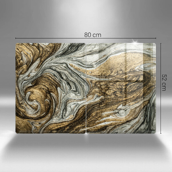 Üveg vágódeszka Gazdag absztrakció