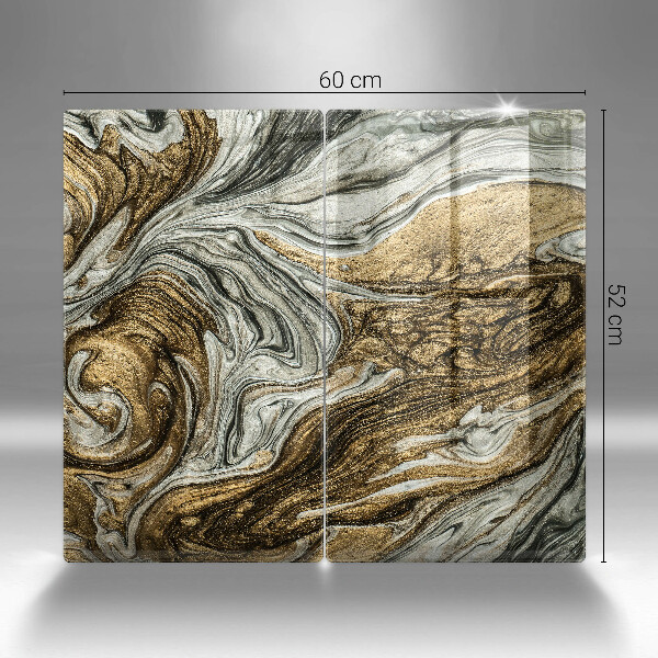 Üveg vágódeszka Gazdag absztrakció