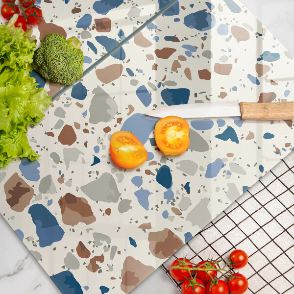 Üveg vágódeszka Dekoratív kőedény