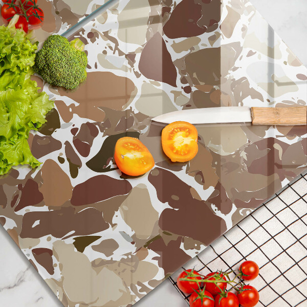 Üveg vágódeszka Kő díszítő foltok