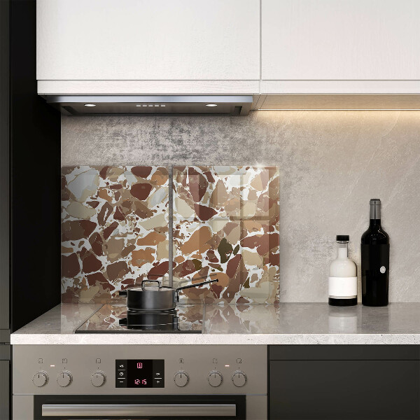 Üveg vágódeszka Kő díszítő foltok