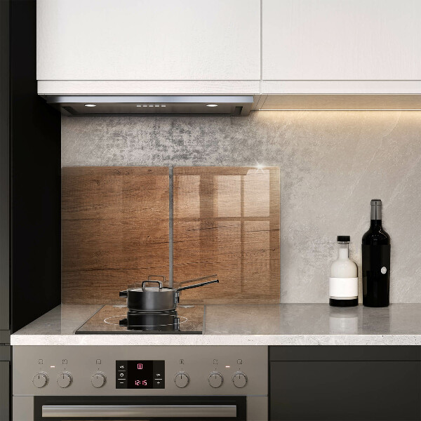 Üveg vágódeszka Fa textúra