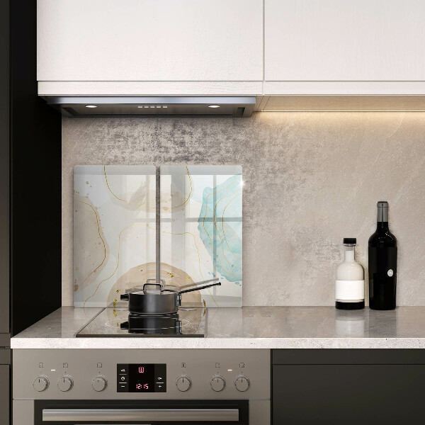 Üveg vágódeszka Világos bohó formák