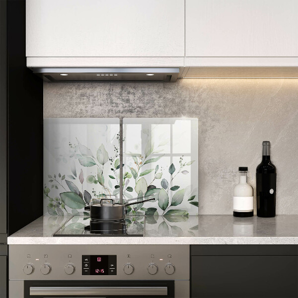 Üveg vágódeszka Akvarell növények