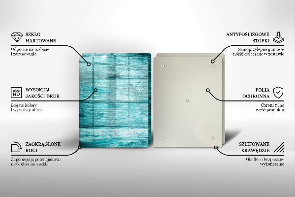 Üveg vágódeszka Vintage fa táblák