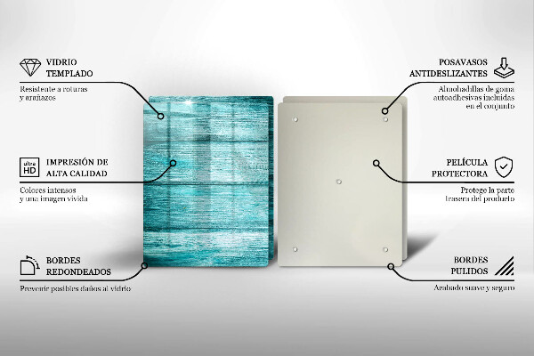 Üveg vágódeszka Vintage fa táblák