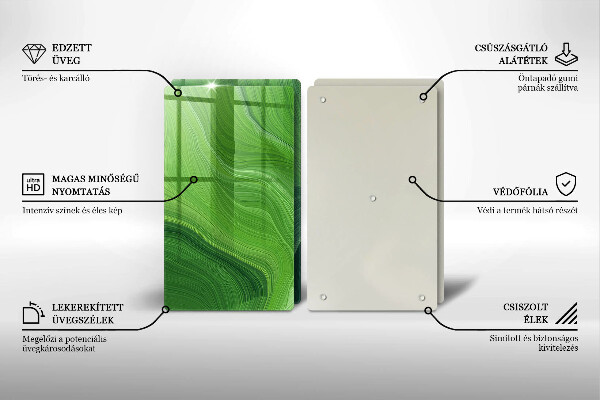 Üveg vágódeszka Absztrakt textúra