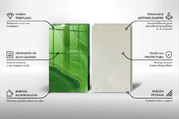 Üveg vágódeszka Absztrakt textúra