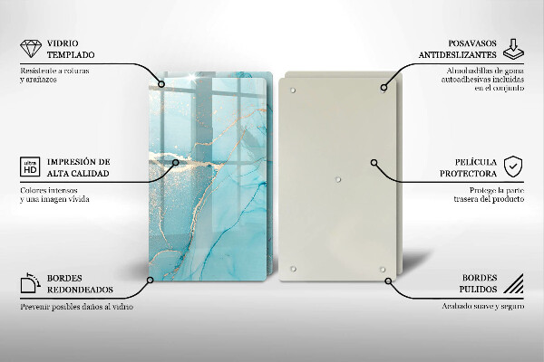 Üveg vágódeszka Kő absztrakció