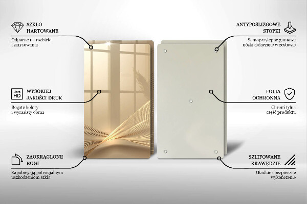 Üveg vágódeszka Modern absztrakció