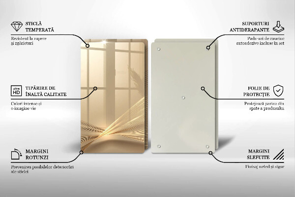 Üveg vágódeszka Modern absztrakció