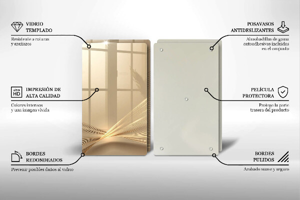 Üveg vágódeszka Modern absztrakció