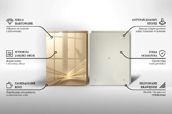 Üveg vágódeszka Modern absztrakció