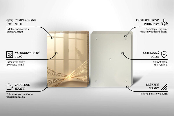 Üveg vágódeszka Modern absztrakció