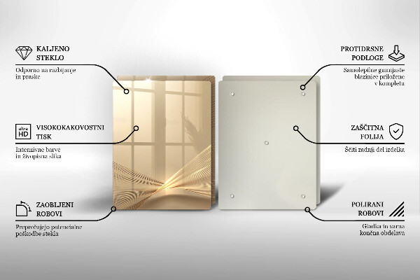 Üveg vágódeszka Modern absztrakció