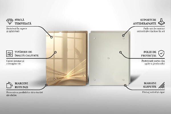 Üveg vágódeszka Modern absztrakció