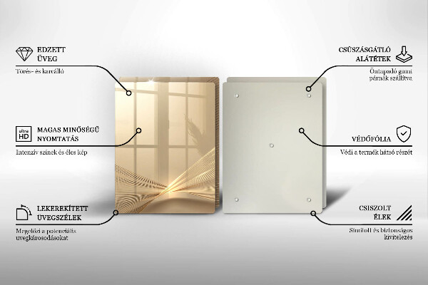 Üveg vágódeszka Modern absztrakció