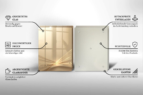 Üveg vágódeszka Modern absztrakció