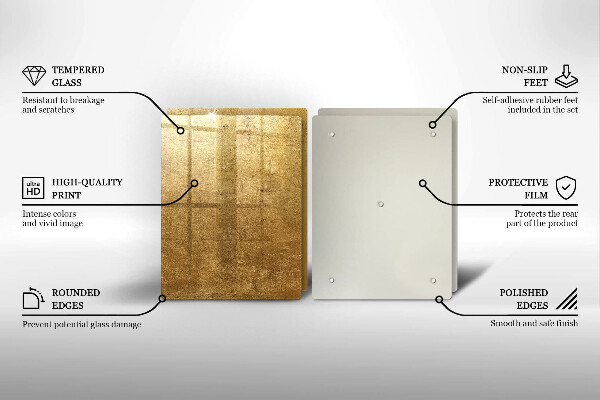 Üveg vágódeszka Arany textúra háttér