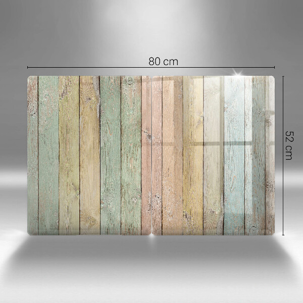 Üveg vágódeszka Színes vintage táblák