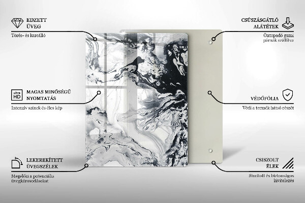 Üveg vágódeszka Citrom gyümölcs