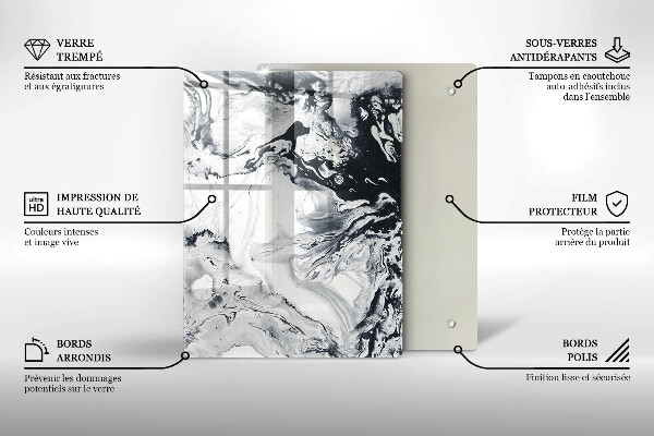 Üveg vágódeszka Citrom gyümölcs