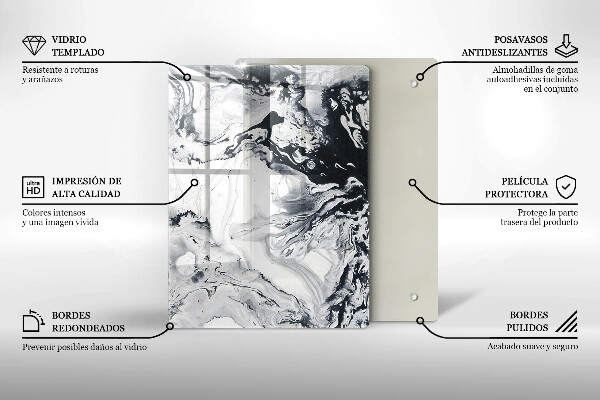 Üveg vágódeszka Citrom gyümölcs