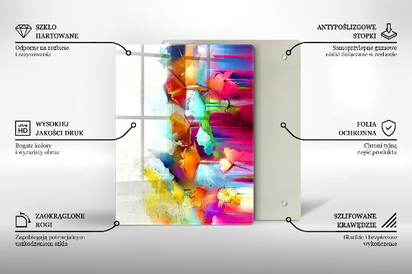 Üveg vágódeszka Avokádó gyümölcs