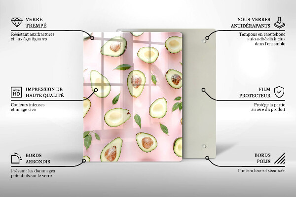 Üveg vágódeszka Gyümölcsök és zöldségek