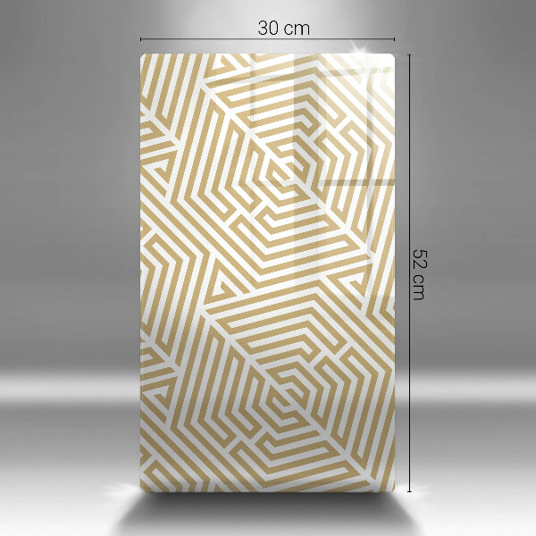 Üveg vágódeszka Geometriai vonalak