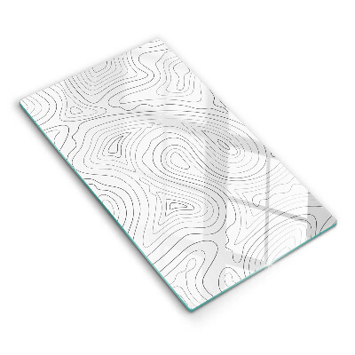 Üveg vágódeszka Absztrakt formák