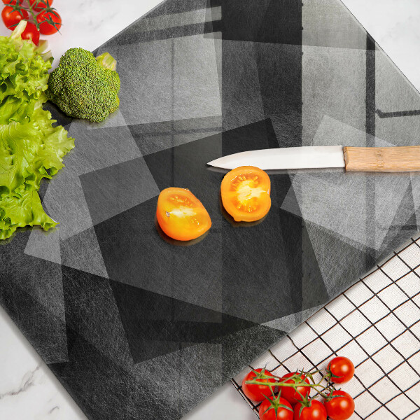 Üveg vágódeszka Geometriai absztrakció
