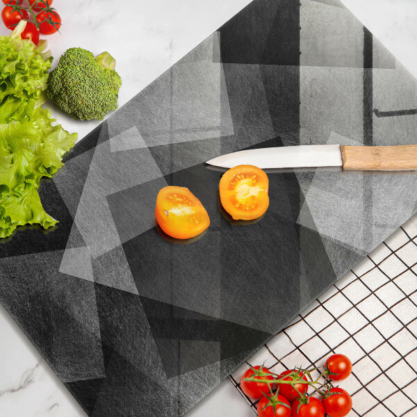 Üveg vágódeszka Geometriai absztrakció