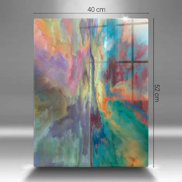 Üveg vágódeszka Színes égbolt