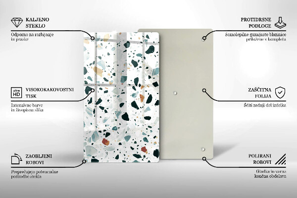 Üveg vágódeszka Könnyű kőedény