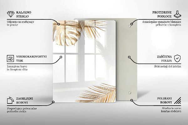 Üveg vágódeszka Könnyű kőedény