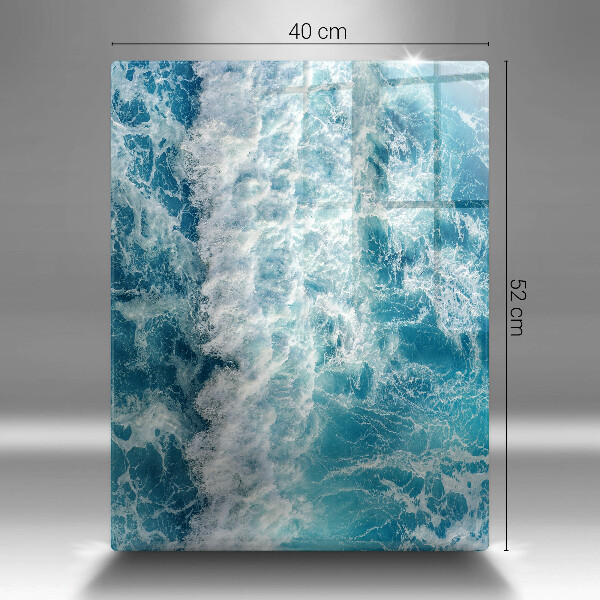 Üveg vágódeszka Tenger víz hullámai