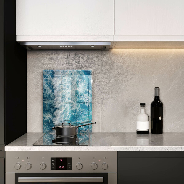 Üveg vágódeszka Tenger víz hullámai