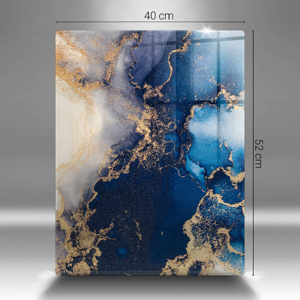 Üveg vágódeszka Elegáns háttér és arany