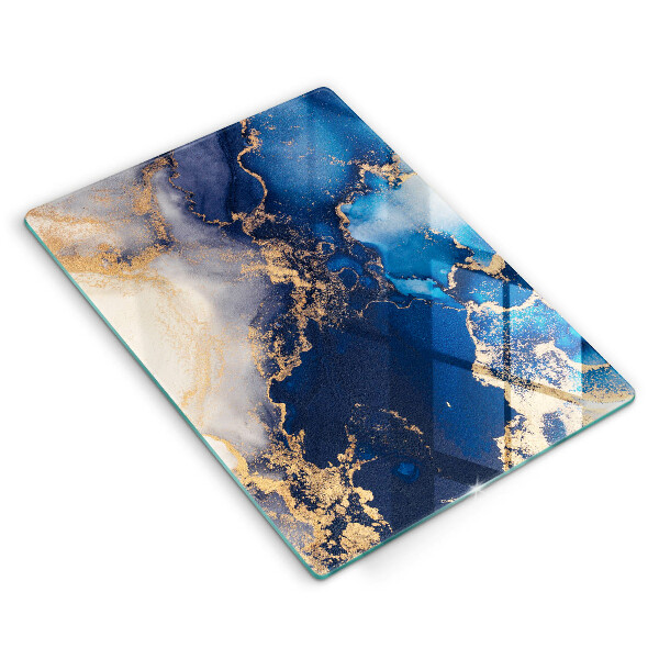 Üveg vágódeszka Elegáns háttér és arany