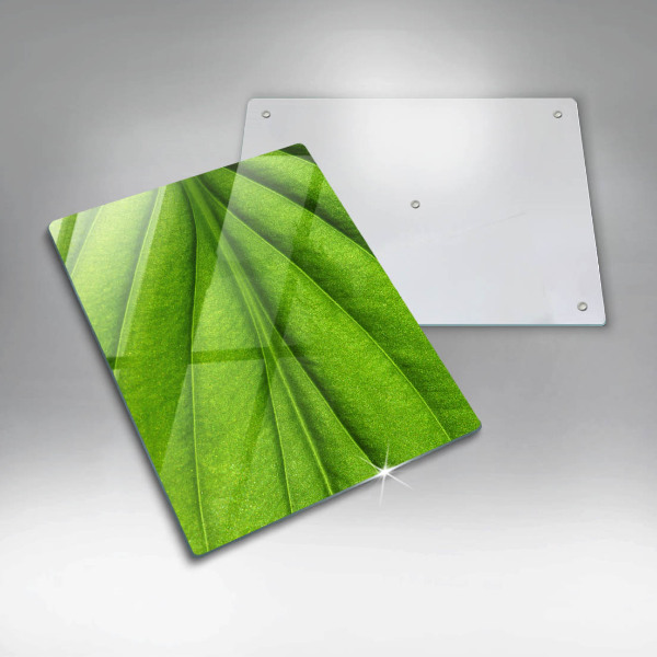 Üveg vágódeszka Természet ér levél