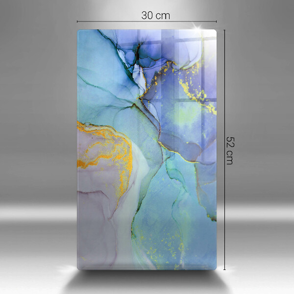 Üveg vágódeszka Repedt arany kő