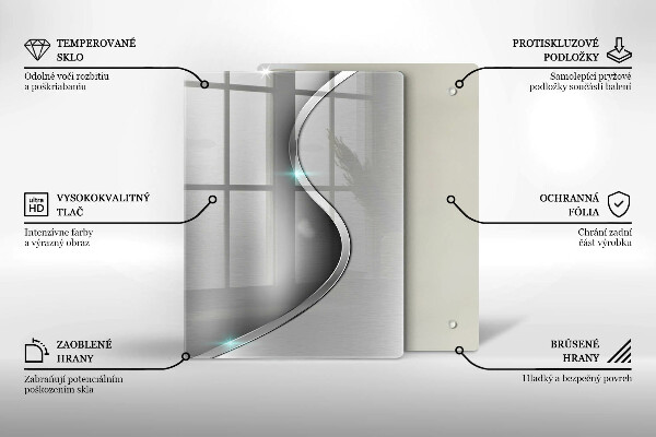 Üveg vágódeszka 3D geometriai háttér