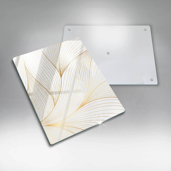 Üveg vágódeszka Modern vonalak minta