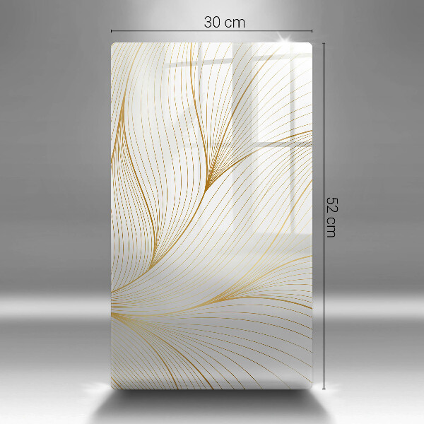 Üveg vágódeszka Modern vonalak minta