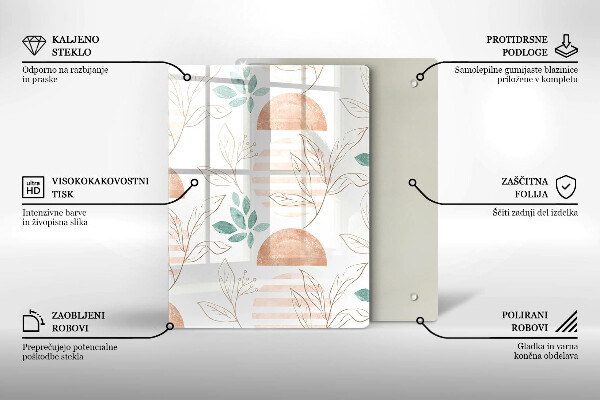 Üveg vágódeszka Modern absztrakció