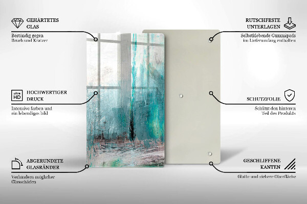 Üveg vágódeszka Festék absztrakciós háttér