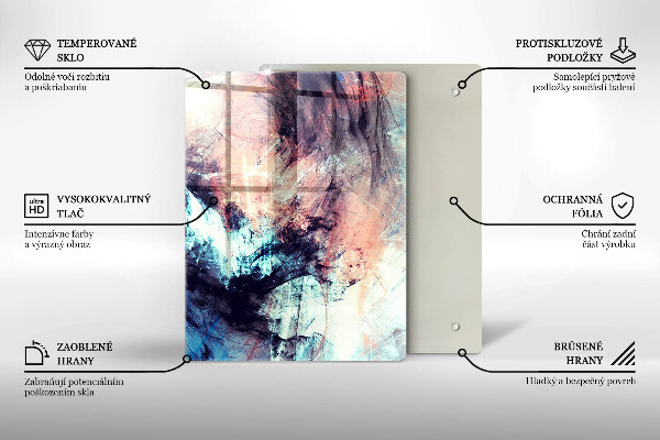 Üveg vágódeszka Dekoratív kőedény