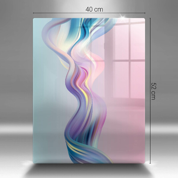 Üveg vágódeszka Pasztell absztrakció